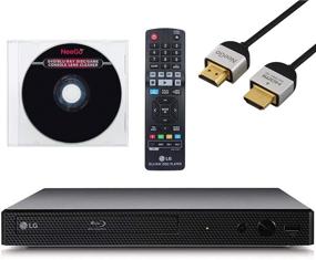 img 2 attached to LG BP350 Blu-Ray Disc Player with Wi-Fi + Amazon, Netflix, YouTube Streaming, Remote Control, NeeGo HDMI Cable & Lens Cleaner