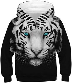 img 2 attached to 🦄 Luyusbaby Unicorn Sweatshirts: Trendy Pullover Hoodies for Boys' Clothing