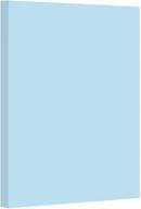 🔵 pastel blue cardstock paper, 67lb cover weight, ideal for arts & crafts, coloring, announcements, stationery printing at school, office, home, 8.5 x 11 inches, 50 sheets/pack logo