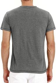 img 1 attached to Lightweight Placket Fashion T Shirts for Men - TINSTREE's Clothing