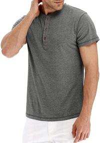 img 2 attached to Lightweight Placket Fashion T Shirts for Men - TINSTREE's Clothing