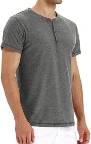 img 3 attached to Lightweight Placket Fashion T Shirts for Men - TINSTREE's Clothing