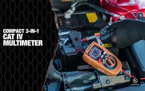 img 3 attached to Southwire Tools & Equipment 16020N Compact 3-in-1 CAT IV Multimeter: Versatile and Reliable Electrical Measurement Device