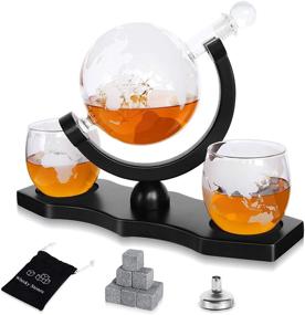 img 4 attached to 🥃 Decanter Glasses for Bourbon: Denkee Whiskey