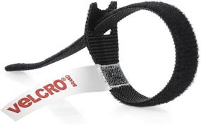 img 1 attached to 🔗 Keep Cords and Cables Tidy with VELCRO Brand ONE-WRAP Bundling Strap – 8" x 1/2", 5 Ties, Black