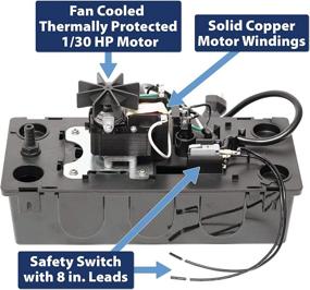 img 3 attached to 🖤 Black 1/30 HP Condensate Pump by Superior Pump 97204