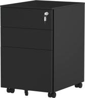 yitahome cabinet 3 drawer portable pre built furniture logo