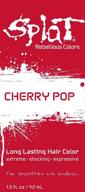 🍒 splat cherry pop 1.5 oz. foil pack 30 wash red semi-permanent hair dye logo