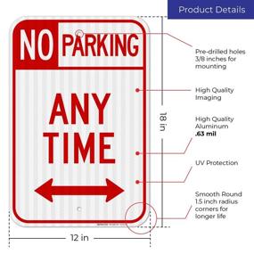 img 2 attached to 🅿️ Enhancing Parking Safety with Prismatic Engineer Reflective Aluminum Occupational Health & Safety Products