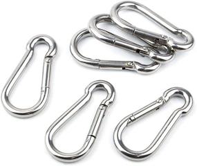 img 2 attached to Брелок с карабином из нержавеющей стали Hamineler Carabiners