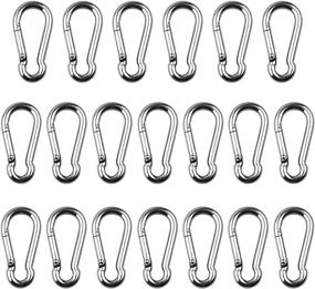 img 4 attached to Брелок с карабином из нержавеющей стали Hamineler Carabiners