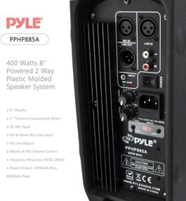 img 3 attached to «PYLE PRO PPHP885A Питаемая пластиковая колонка»