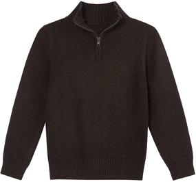 img 4 attached to 👕 Boys' Casual Knitted Pullover Sweater - FANient Clothing