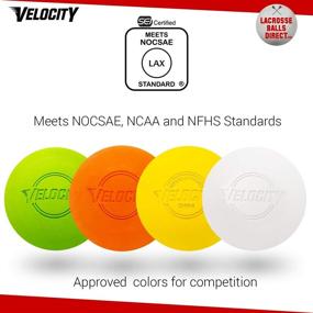 img 3 attached to 🏐 Velocity Lacrosse Balls: 6, 12, 18, 60, and 120 Packs - NFHS, SEI, and College Approved Size