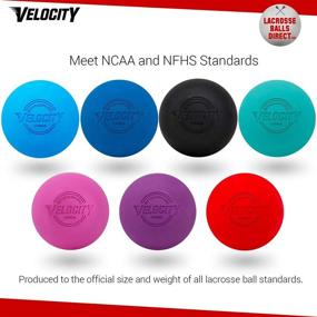 img 2 attached to 🏐 Velocity Lacrosse Balls: 6, 12, 18, 60, and 120 Packs - NFHS, SEI, and College Approved Size