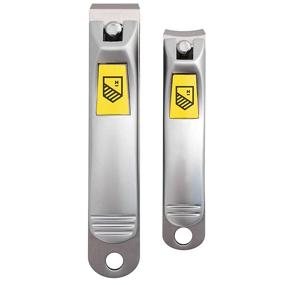 img 4 attached to 🔪 Harperton Nail Clippers Set - 2 Pack Stainless Steel, Premium Fingernail &amp; Toenail Clippers for Thick Nails