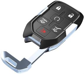 img 2 attached to 🔑 VOFONO Self-Programmable Key Fob for Chevy Suburban Tahoe GMC Yukon (2015-2020) with PUSH TO START - Chip Included