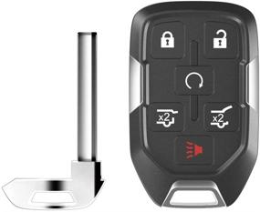 img 4 attached to 🔑 VOFONO Self-Programmable Key Fob for Chevy Suburban Tahoe GMC Yukon (2015-2020) with PUSH TO START - Chip Included