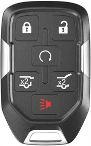 img 1 attached to 🔑 VOFONO Self-Programmable Key Fob for Chevy Suburban Tahoe GMC Yukon (2015-2020) with PUSH TO START - Chip Included