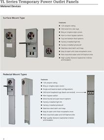 img 1 attached to ⚡ Siemens Talon TL137US Unmetered Temporary Power Outlet Panel with 20, 30, and 50-Amp Receptacles