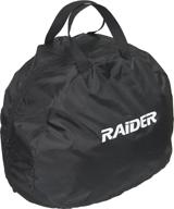 🏍️ premium raider bcs-8b deluxe motorcycle mx helmet bag in durable black nylon logo