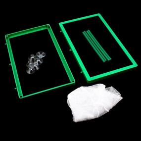 img 2 attached to XMHF Nylon Mesh Fish Fry Hatchery Breeder Box - White and Green Separation Net