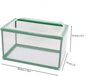 img 3 attached to XMHF Nylon Mesh Fish Fry Hatchery Breeder Box - White and Green Separation Net