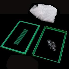 img 1 attached to XMHF Nylon Mesh Fish Fry Hatchery Breeder Box - White and Green Separation Net