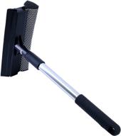 🚗 efficient car windshield and window cleaning tool: polyte window squeegee with extendable aluminum handle (14-20 in., black) logo