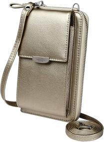 img 4 attached to Kukoo Small Crossbody Wallet Credit Women's Handbags & Wallets for Crossbody Bags