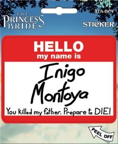 img 1 attached to 😍 Inigo Montoya Princess Bride 4 inch Sticker: Vibrant Full Color Design!
