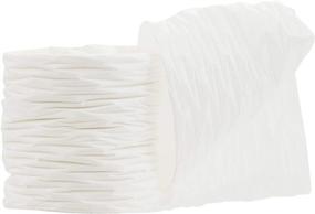 img 2 attached to 🎀 Berwick Offray White Matte Raffia Ribbon, 1/4 Inch Wide, 20 Yards - 9090901