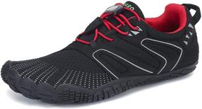 img 4 attached to 👟 SAGUARO Mens Womens Minimalist Trail Running Shoes: Barefoot Walking with Wide Toe Box, Outdoor Cross Trainer, Zero Drop Sole