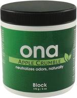 🍎 ona apple crumble natural odor neutralizer block - 6oz logo