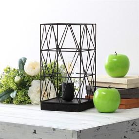 img 1 attached to 💡 Modern Minimalist Black Metal Table Lamp: Simple Designs LT1073-BLK