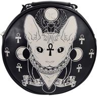 lost queen gothic bastet crossbody logo