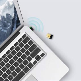 img 1 attached to 🔌 TP-Link TL-WN725N 150 Mbps Wireless-N Nano USB Adapter 2.4 GHz - Black, TPLink: Compact and Reliable Wireless Connection