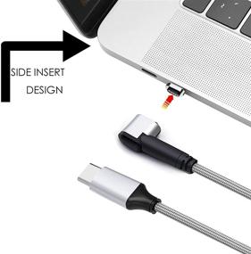 img 1 attached to 💡 High Capacity USB C Magnetic Charger: USB-C to MagSafe Magnetic Adapter for MacBook Pro, MacBook Air, iPad Pro, and More - Up to 4.3A 87W Supported