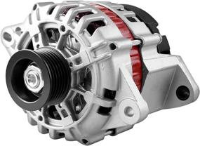 img 4 attached to 🔧 ECCPP ADR0337 8483 Alternators for Chevrolet Aveo Aveo5 Pontiac Wave Suzuki Swift 1.6L 2005 2006 2007 2008, 85A/V CW, 6-Groove Pulley, IR/IF