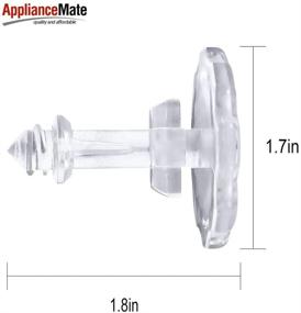 img 3 attached to 🔵 Whirlpool Dishwasher Rinse Aid Dispenser Cap - Appliancemate W3378134 Compatible