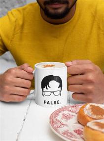 img 2 attached to Cool Dad Gift: Dwight Schrute Funny Coffee Mug for Best Bosses and Fathers – White Ceramic 11oz Office and Man Mug