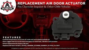img 2 attached to 🔧 HVAC Air Door Actuator - Compatible with Chevrolet Impala 2004-2013 - Replaces Multiple Part Numbers - Heater Temperature Blend Door Actuator