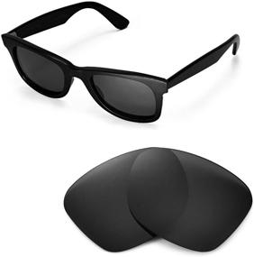 img 4 attached to 🕶️ Walleva Replacement Wayfarer Sunglasses: Upgrade Your Ray Ban Men's Accessories!