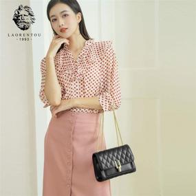 img 1 attached to 👜 Стильные сумки LAORENTOU с квильтированной отделкой: сумки на плечо и через тело для женщин, а также кошельки для мешков Hobo - роскошные и функциональные аксессуары