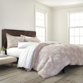 img 4 attached to 🌿 EcoPure Organic Cotton Sienna Comforter Set: Full/Queen, Linen - Eco-Friendly & Luxurious