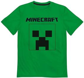 img 3 attached to 👕 Stylish Minecraft Creeper Characters T Shirt: Perfect Black Boys' Clothing