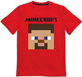 img 1 attached to 👕 Stylish Minecraft Creeper Characters T Shirt: Perfect Black Boys' Clothing