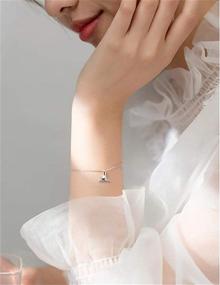 img 2 attached to 👧 Sterling Silver Delicate Adjustable Bracelet - Girls' Jewelry for Better SEO