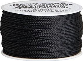 img 3 attached to 🌟 RG1037-BRK Nano Black Parachute Cord: Unmatched Strength and Versatility!