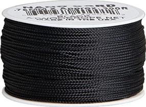 img 2 attached to 🌟 RG1037-BRK Nano Black Parachute Cord: Unmatched Strength and Versatility!